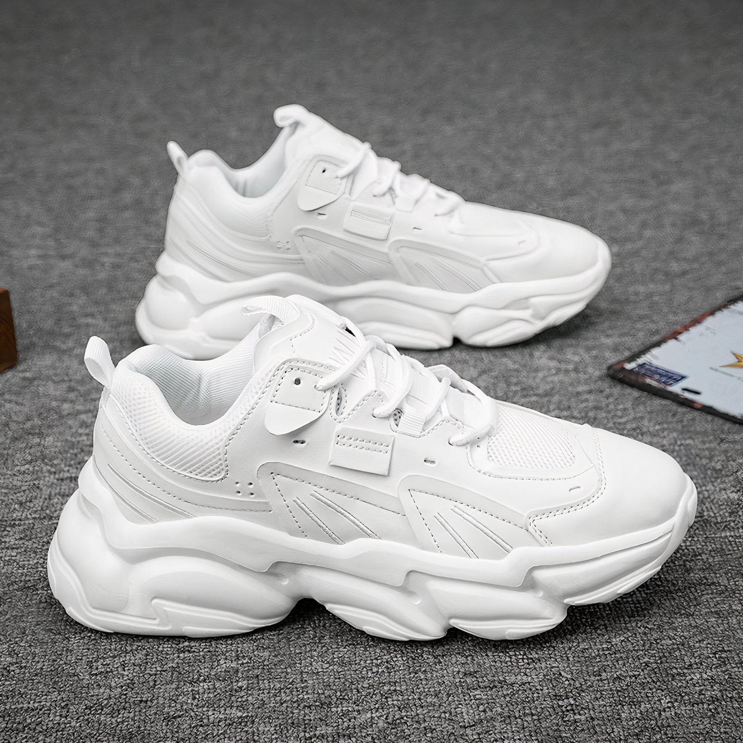 Erhöhen Sie Ihren Stil mit den leichten 6cm Boost Turnschuhen - Van!