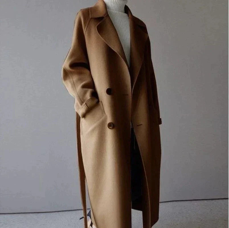 Isabelle™ - Langer Wollmantel