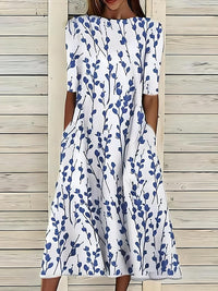 Sela™ – Sommerliches Midikleid mit elegantem Blumenprint