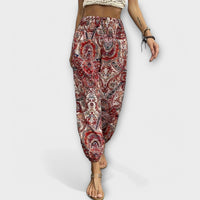 Scarlett - Hose mit ethnischer Grafik