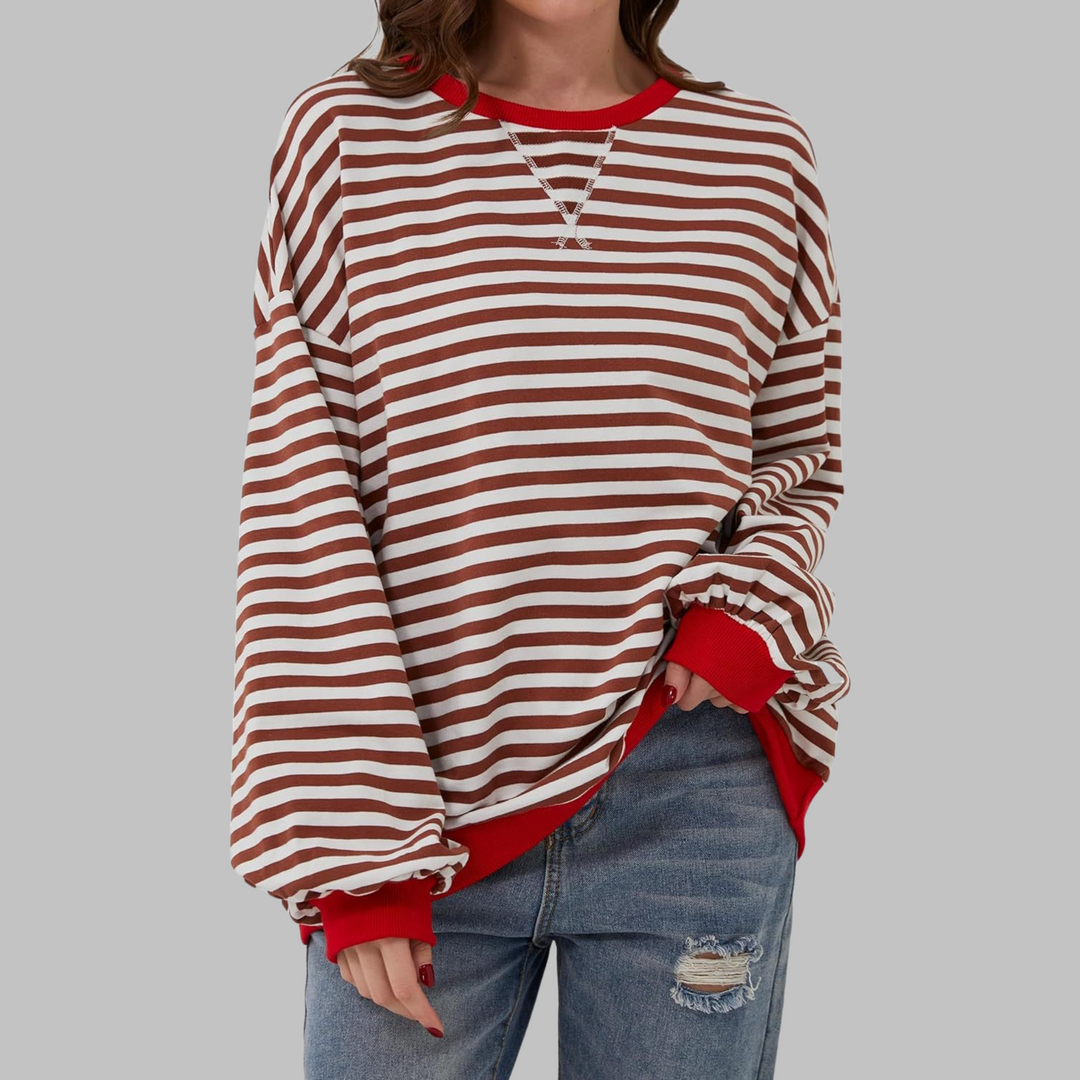 Falara | Lässiger gestreifter Pullover
