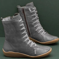 Damenstiefel aus Naturleder