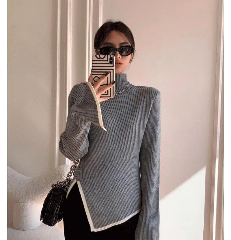 Anna | Klassischer Rollkragenpullover für Damen