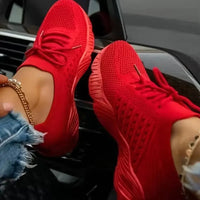 Stilvolle Priscilla Orthopädische Mesh Turnschuhe für Frauen