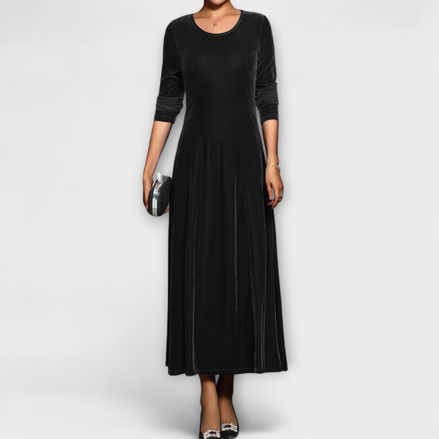 Marilou™ – Weiches Samtkleid