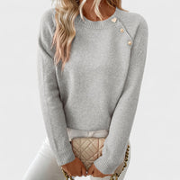 Emmi – Eleganter asymmetrischer Ein-Schulter-Pullover