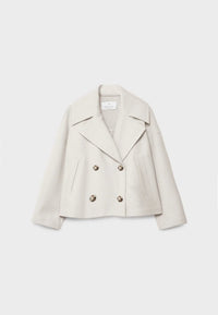 Schicke zweireihige kurze Jacke