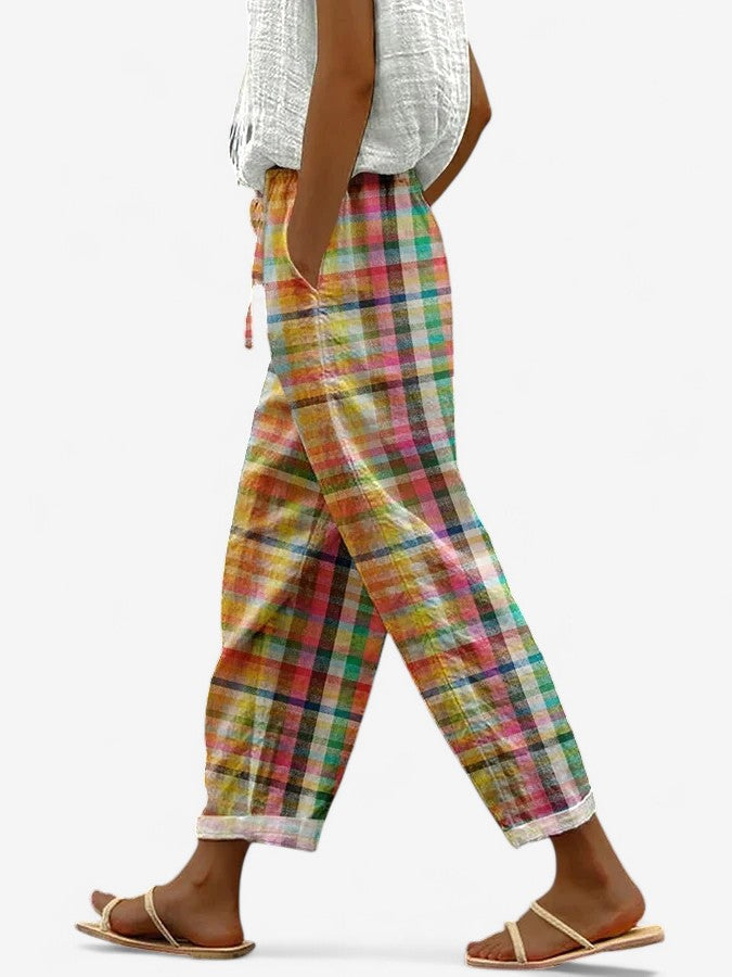 Noëlle™ – Karohose mit Schleife