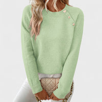 Emmi – Eleganter asymmetrischer Ein-Schulter-Pullover