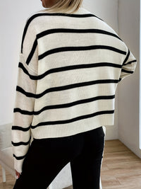Gestreifter Pullover
