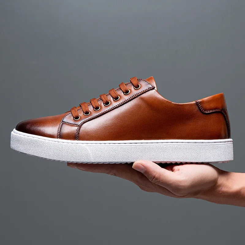 David™ - Herren Turnschuhe aus Leder