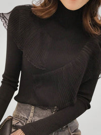 Meike | Eleganter Rüschenpullover für Damen mit Komfort