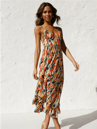 Jada | Buntes Midi-Kleid