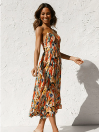 Jada | Buntes Midi-Kleid