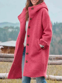 AMELIE - Stilvolle lange Winterjacke