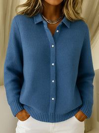 Elena | Klassischer Cardigan aus weichem Strick