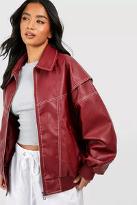 Pauline™ - Übergrößen-Lederjacke