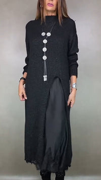 Artone™ - Elegantes Zweiteiliges Set – langer Pullover und Passendes Kleid