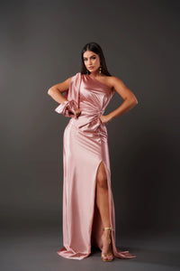 Dorie™ - Asymmetrisches Kleid mit Langem Schlitz