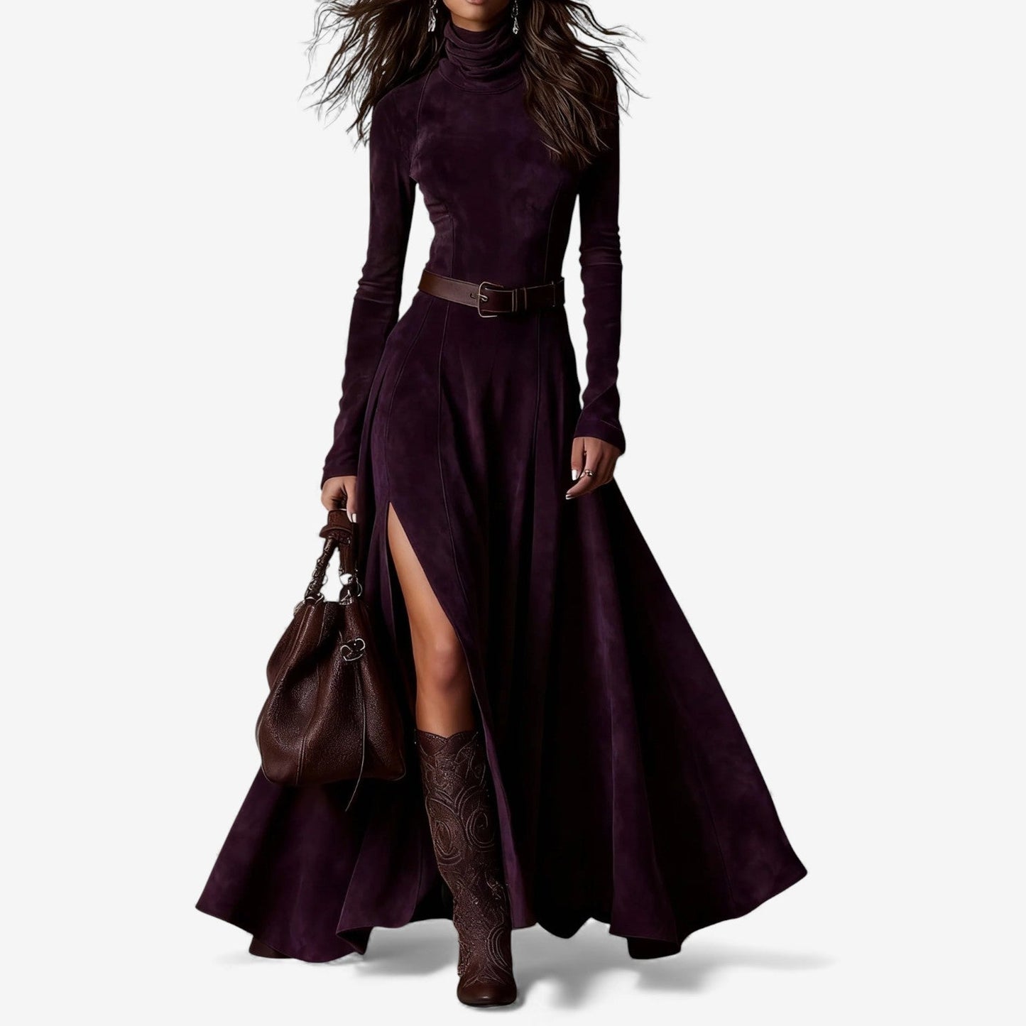Belinda™ – Elegantes langes Kleid mit fließender Silhouette