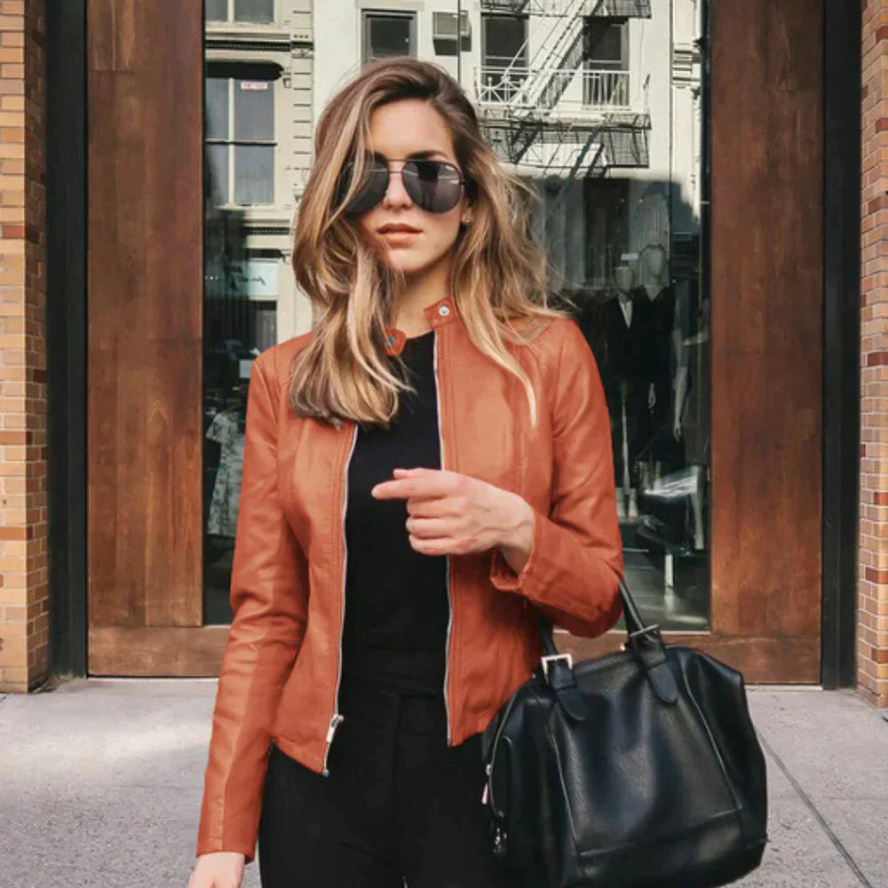 Lederjacke