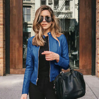 Lederjacke