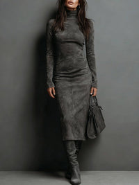 Giada | Midikleid aus Wildleder