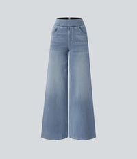 Evie | Bequeme Elastische Hose mit Hohem Bund