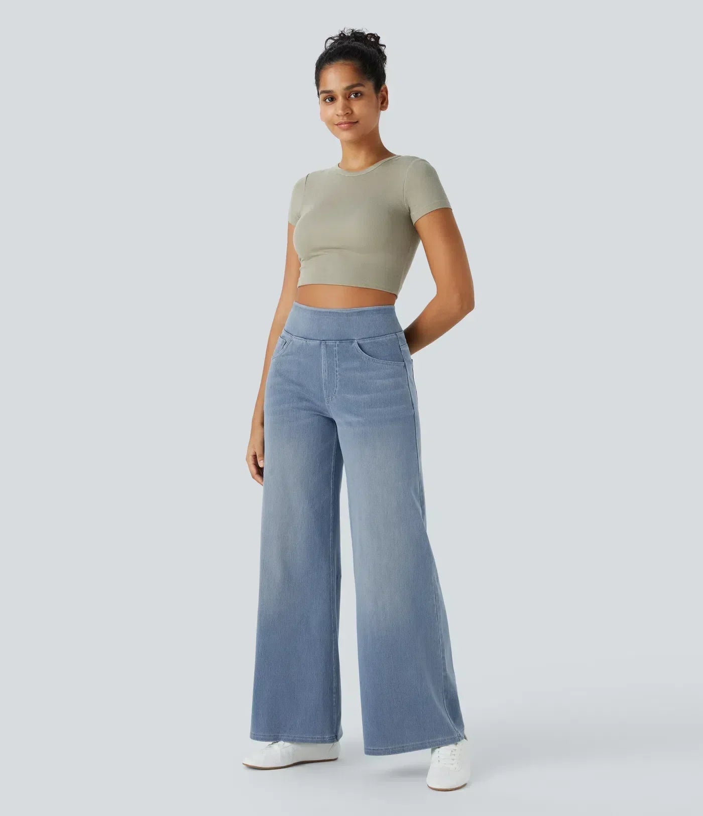 Evie | Bequeme Elastische Hose mit Hohem Bund
