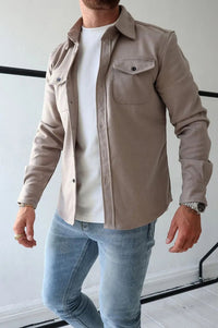 André™ - Lederjacke mit Knöpfen