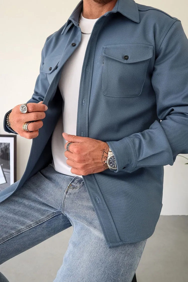André™ - Lederjacke mit Knöpfen