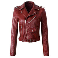 Damen Lederjacke [Letzter Tag Rabatt]
