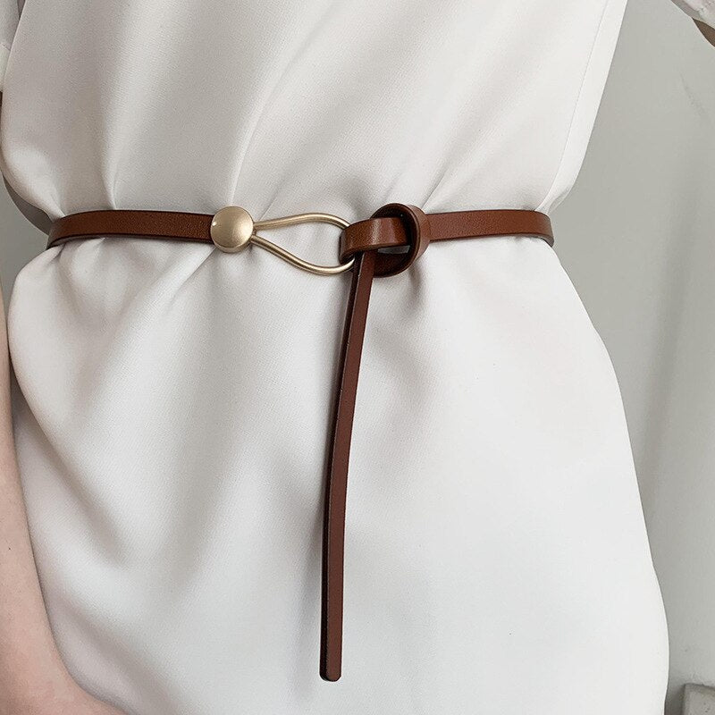 Mae - Eleganter Ledergürtel für Frauen