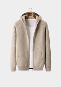 Sommerfeld | Merino Zip-Hoodie aus extra feiner Merinowolle