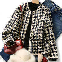 Stilvolle Vintage Tweed Jacke [Letzter Tag Rabatt]