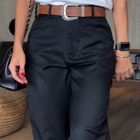 MATHILDA | ELEGANTE, FIGURSCHMEICHELNDE HOSE MIT STREIFEN