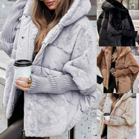 Marlene - Oversize-Daunenjacke im Patchwork-Look