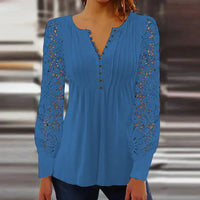 Elegante Bluse mit langen Ärmeln