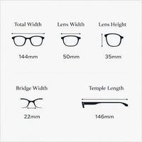 VENEZIA | Dicke quadratische Sonnenbrille