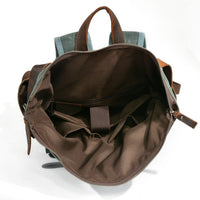 Wachsbeschichteter Canvas Rolltop-Rucksack | MARSEILLE