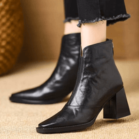 Claudia | Luxus-Stiefeletten mit mittelhohem Absatz