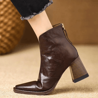 Claudia | Luxus-Stiefeletten mit mittelhohem Absatz
